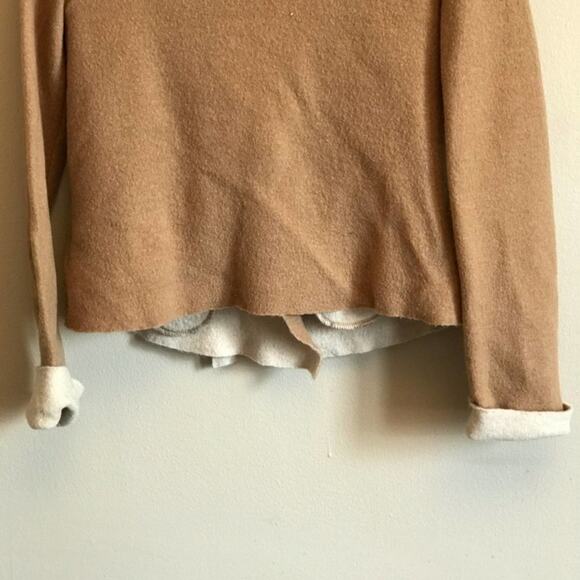 Anthropologie S blazer wool business casual work preppy light academia classic - Picture 6 of 11